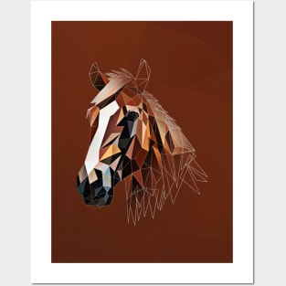 Low Poly Horse Posters and Art